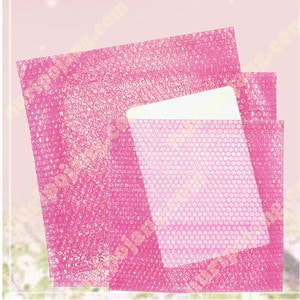 정전기방지에어캡봉투(핑크)  0.04T×20×20cm 300장